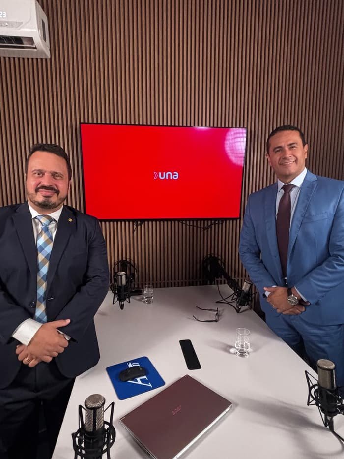 Gravação de programa em estúdio