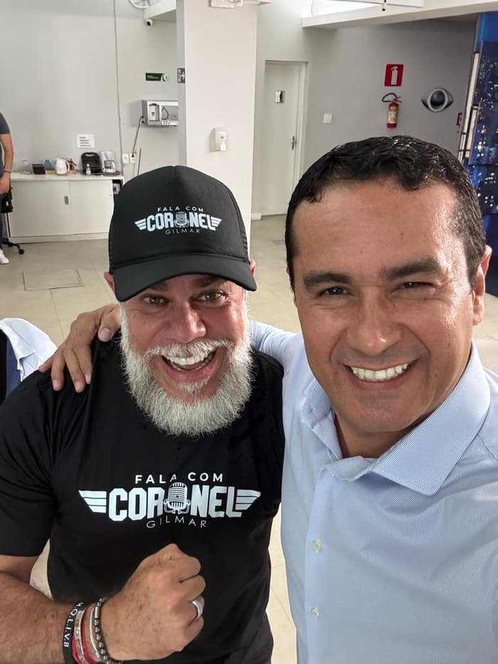 Bastidores do Fala com o Coronel