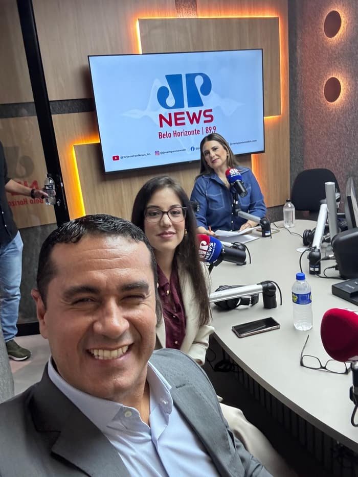 Participação em programa de rádio